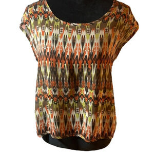 BODY Central multicolor blouse size S